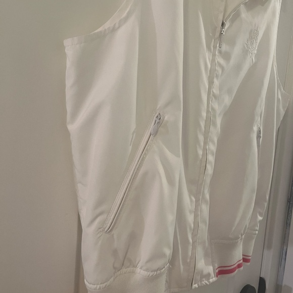 Lauren Active Ralph Lauren Zip Front Golf/ Tennis/ Pickletball Vest Pink Medium - Picture 2 of 7